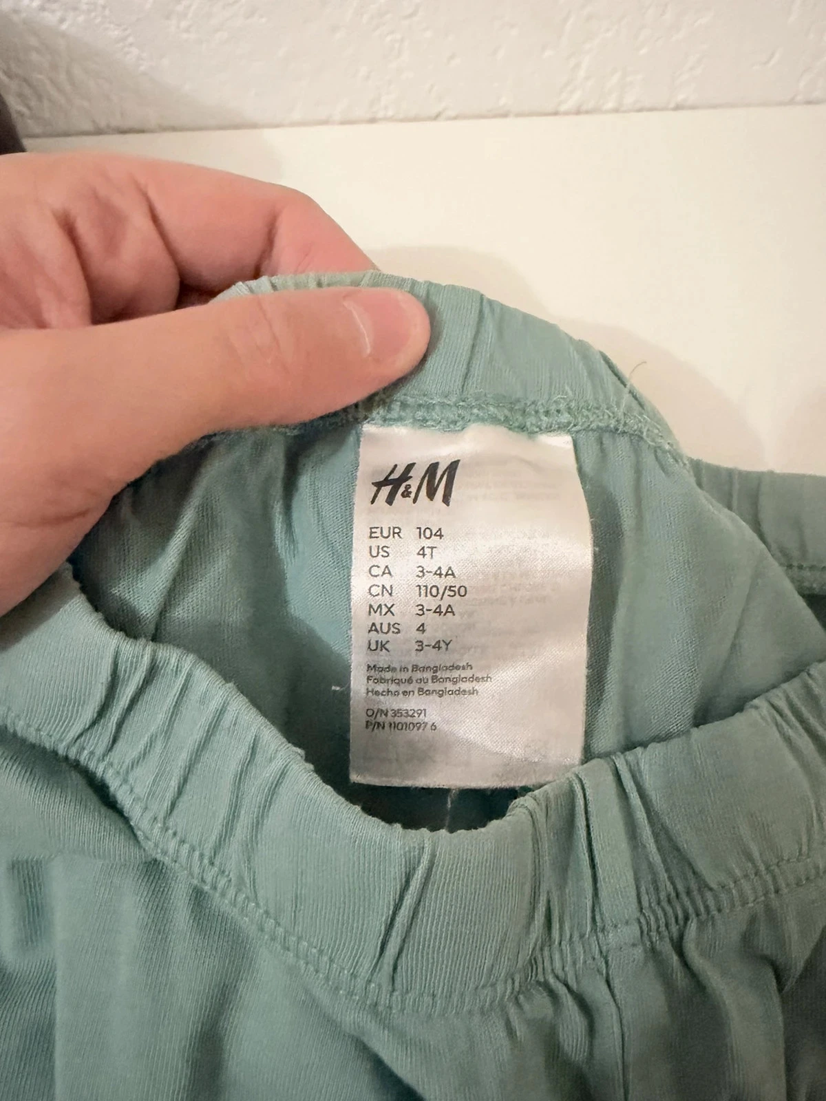 🔵 Lot of 4 comfort pajama bottoms - h&m and various - 4 years – photo 14